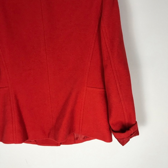 Kasper CO Wool blend blazer jacket burnt orange - Picture 7 of 8